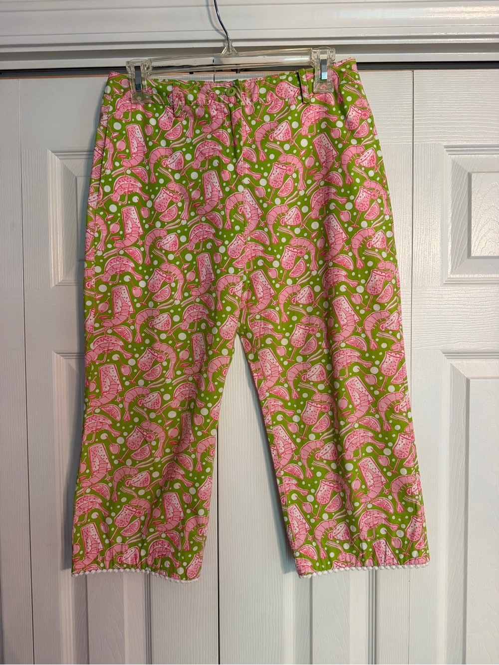 Lilly Pulitzer Shrimp Cocktail Capri Pants